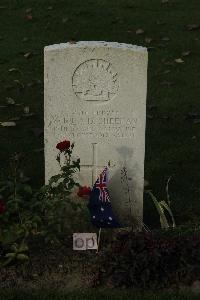 Messines Ridge British Cemetery - Sheehan, William Frederick Francis